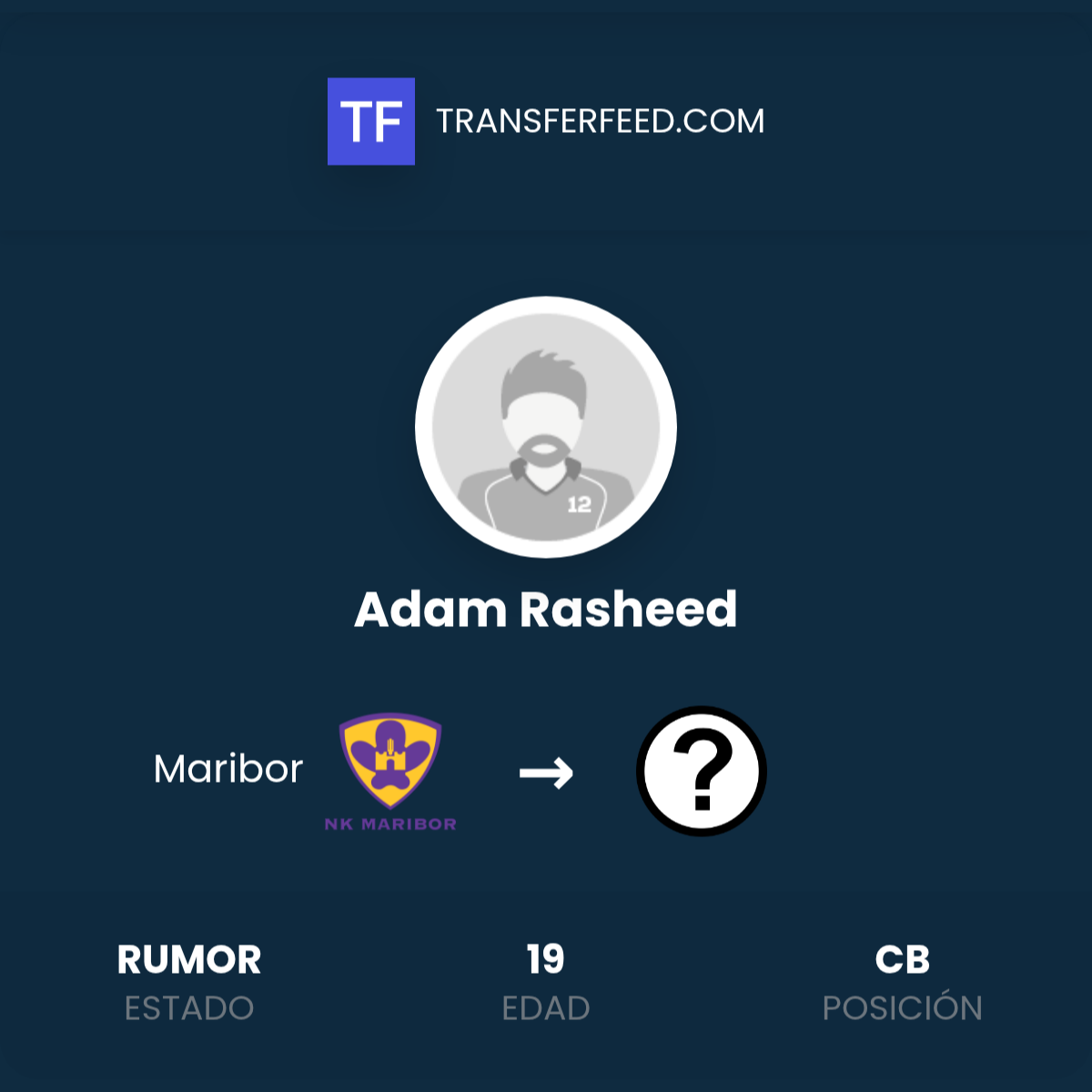 ¿Adam Rasheed deja Maribor? - TransferFeed
