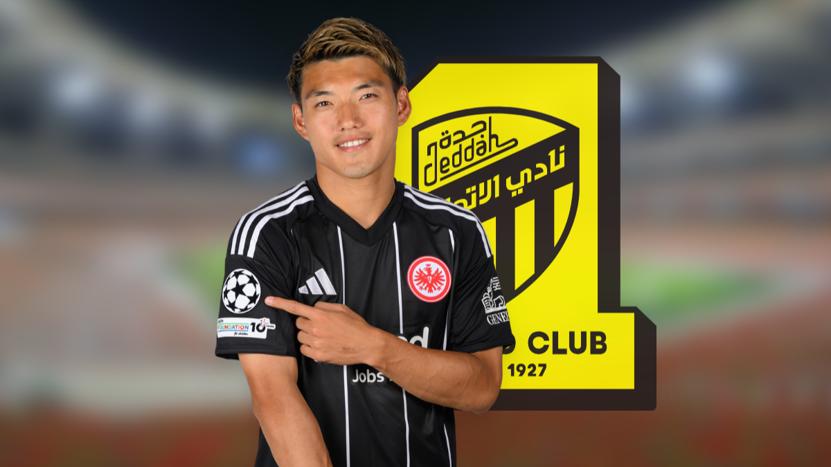 Al Ittihad targets Eintracht Frankfurt winger Ritsu Doan hero image