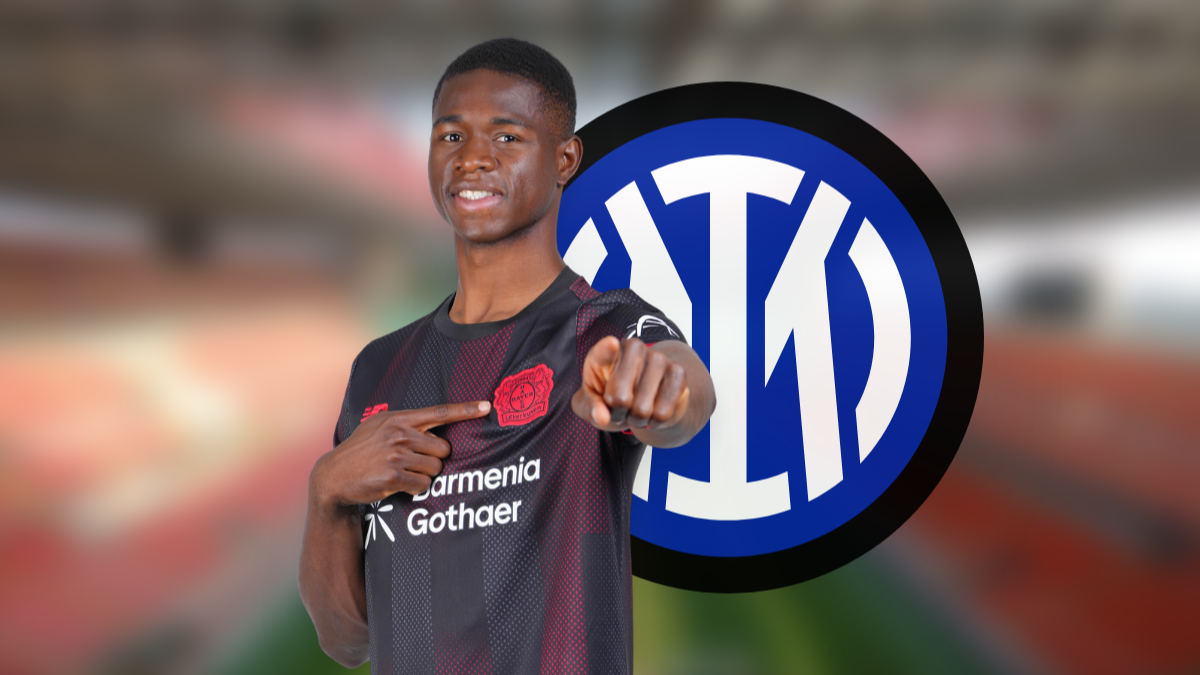 Arsenal lead race for Bayer Leverkusen forward Christian Kofane hero image