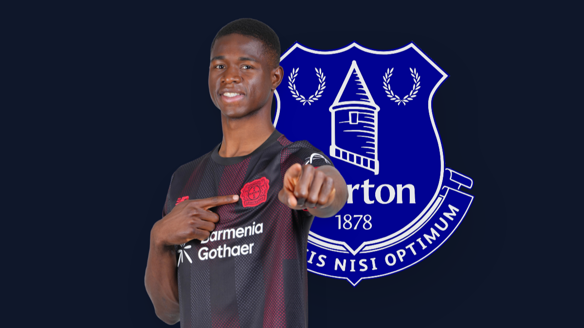 Arsenal lead the race for Bayer Leverkusen striker Christian Kofane hero image