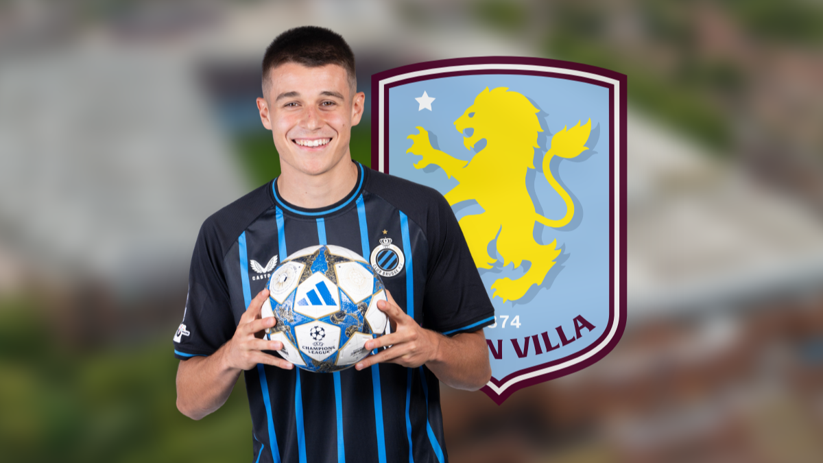 Aston Villa reportedly monitoring Club Brugge striker Nicolò Tresoldi hero image