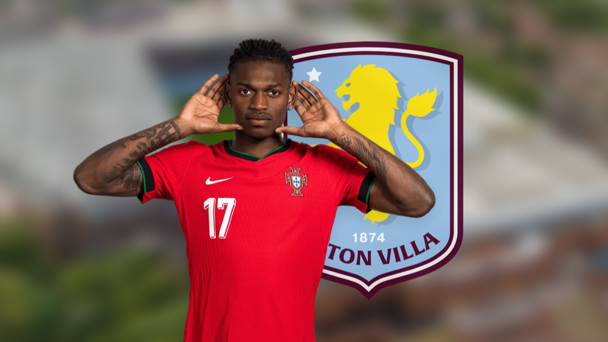 Aston Villa, un destino potencial para Rafael Leão según el análisis de datos hero image