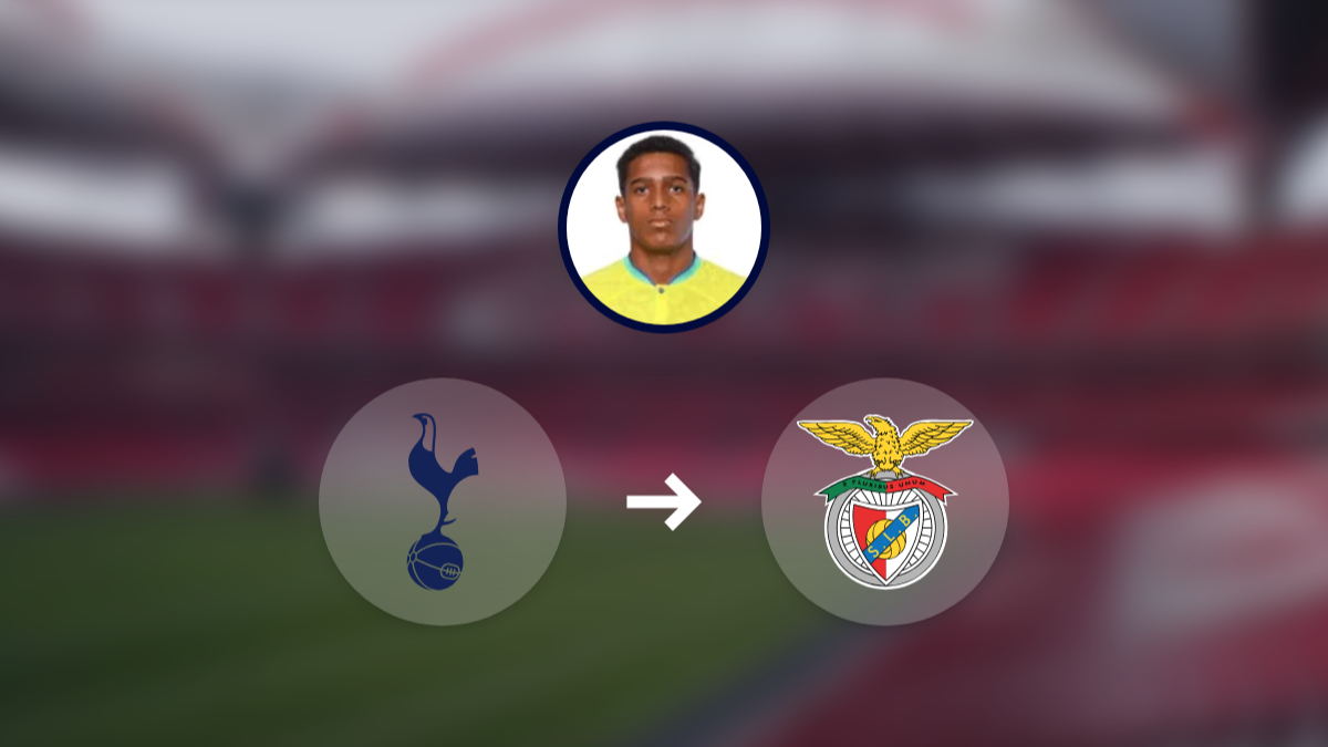 Benfica makes €20 million offer for Tottenham's Souza hero image