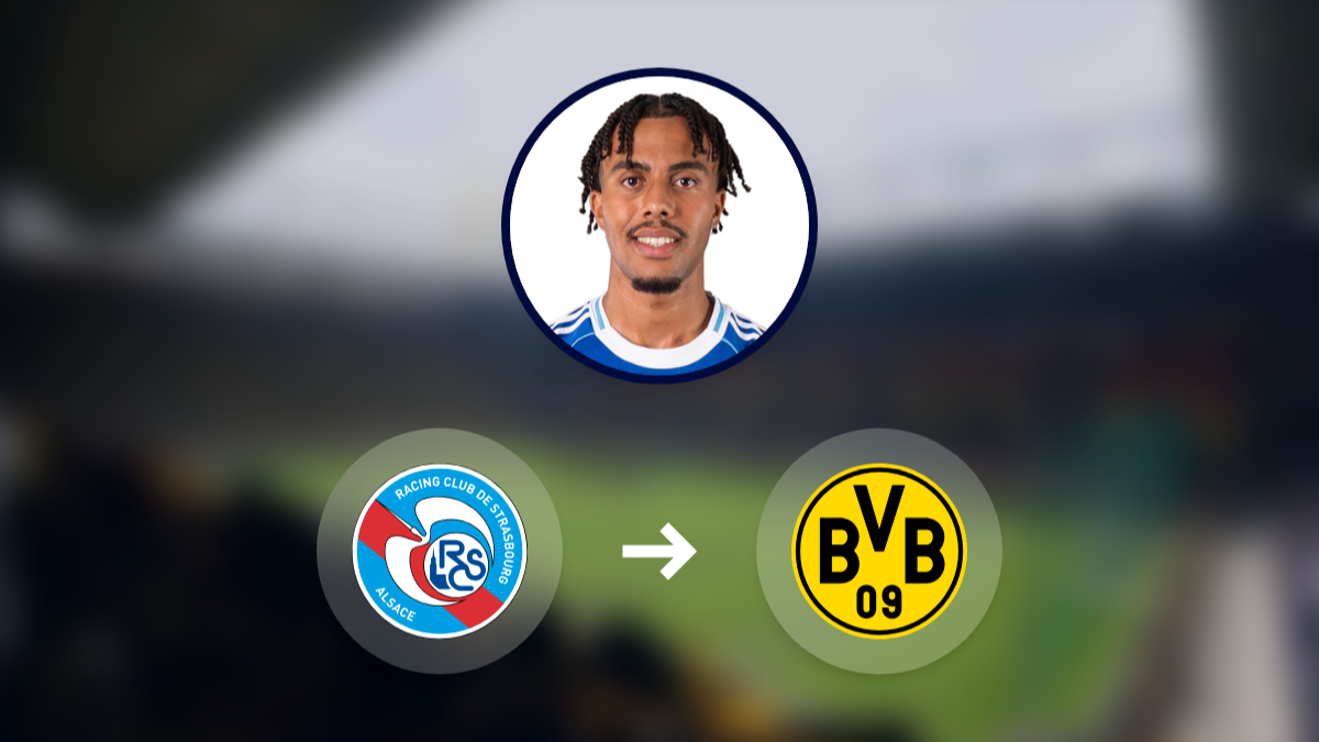 Borussia Dortmund inquire about Strasbourg's Guéla Doué hero image