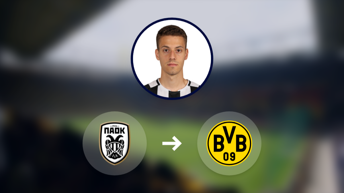 Borussia Dortmund reportedly monitoring PAOK's Giannis Konstantelias hero image