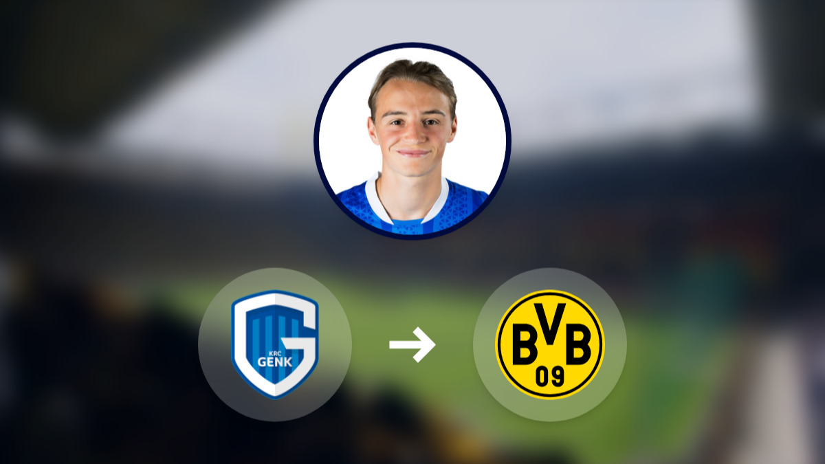 Borussia Dortmund scouts Genk defender Matte Smets hero image