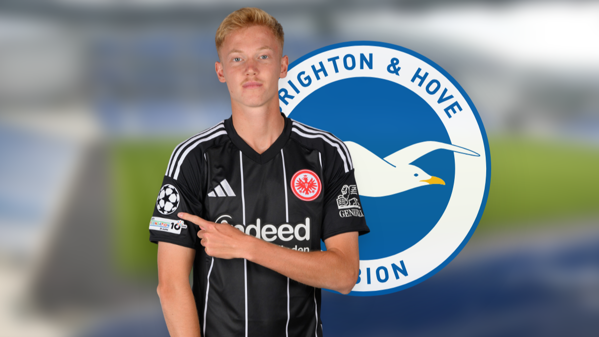 Brighton show interest in Eintracht Frankfurt midfielder Hugo Larsson hero image