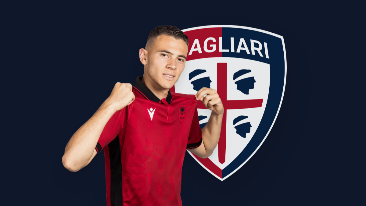 Cagliari among clubs monitoring Kristjan Asllani hero image