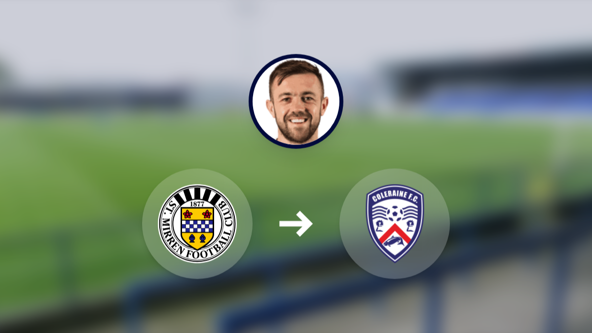 Conor McMenamin joins Coleraine from St. Mirren hero image