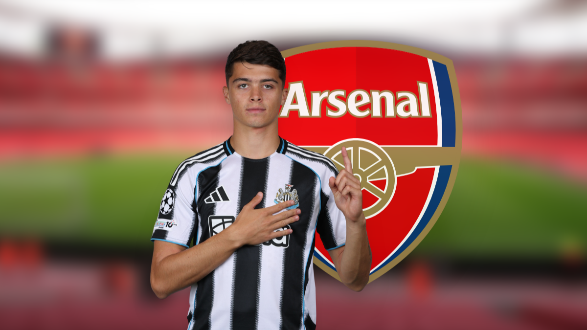 El Arsenal se interesa por Lewis Miley del Newcastle United hero image
