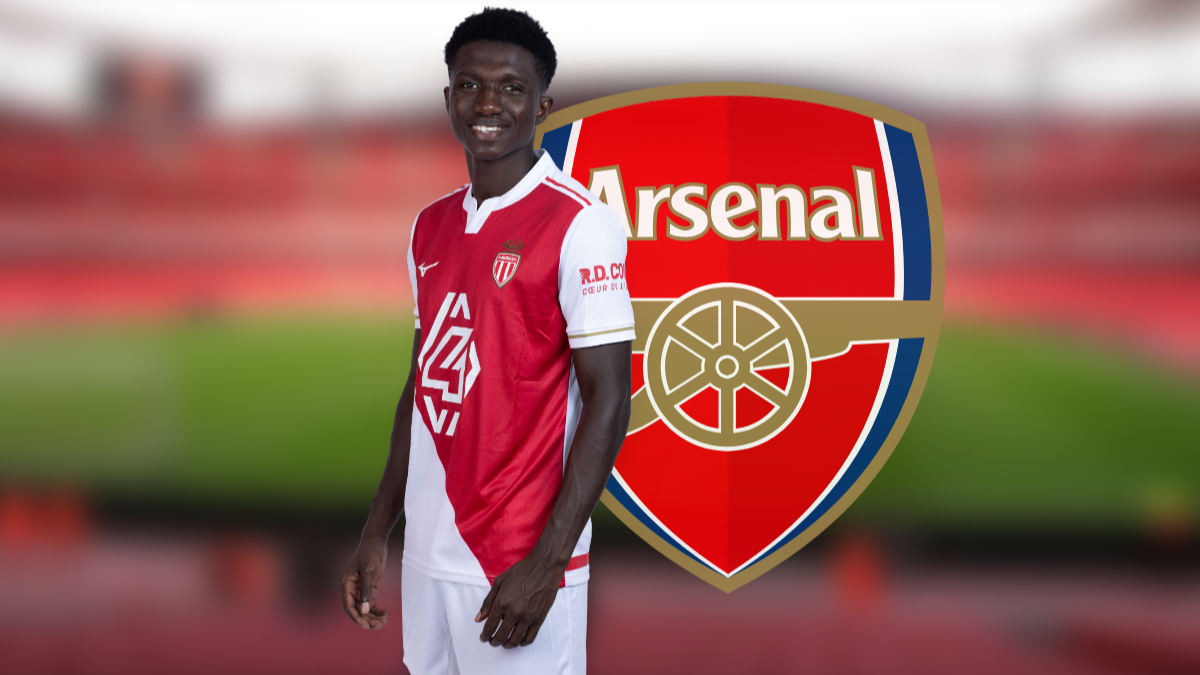 El Arsenal sigue de cerca a Lamine Camara del Mónaco hero image