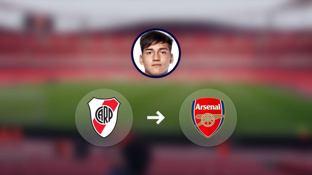 El Arsenal sigue de cerca al delantero de River Plate, Ian Subiabre hero image