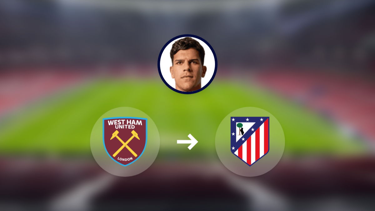 El Atlético de Madrid, interesado en Mateus Fernandes del West Ham hero image