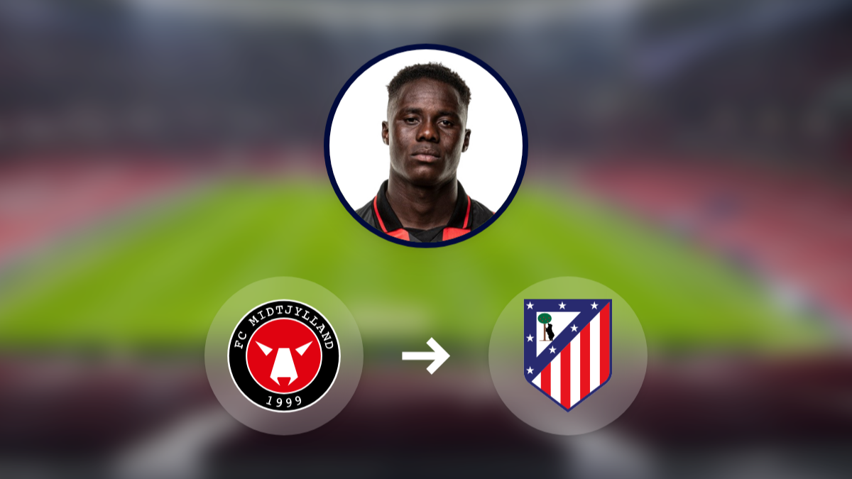 El Atlético de Madrid sigue a Franculino Djú, del Midtjylland hero image