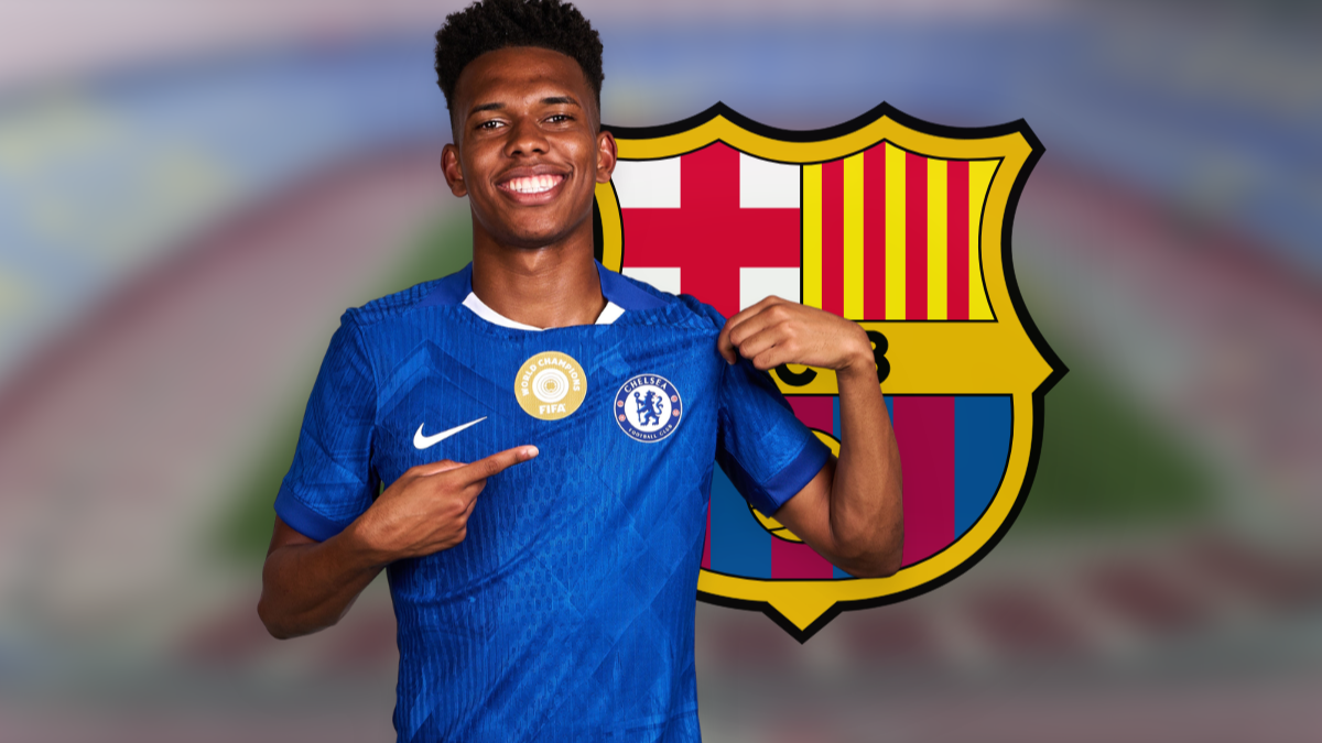 El Barcelona explora un movimiento por Estêvão del Chelsea hero image