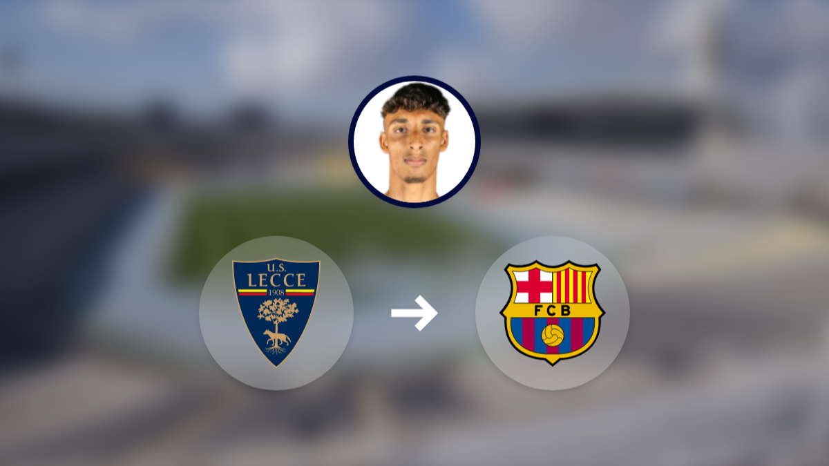 El Barcelona sigue de cerca a Tiago Gabriel, del Lecce hero image