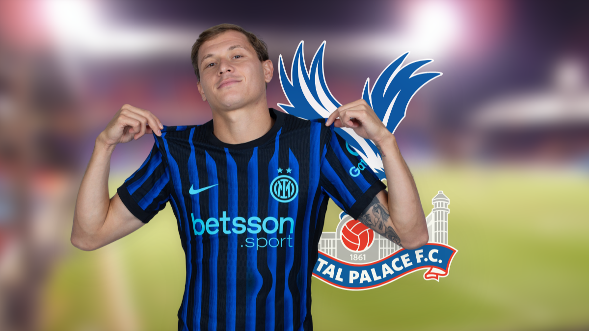 El Crystal Palace monitorea al centrocampista del Inter, Nicolò Barella hero image