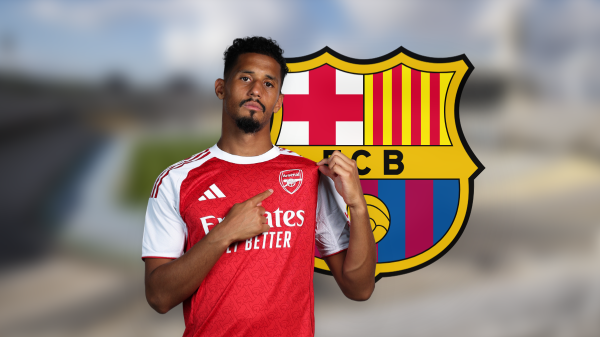 El FC Barcelona monitorea a William Saliba del Arsenal hero image
