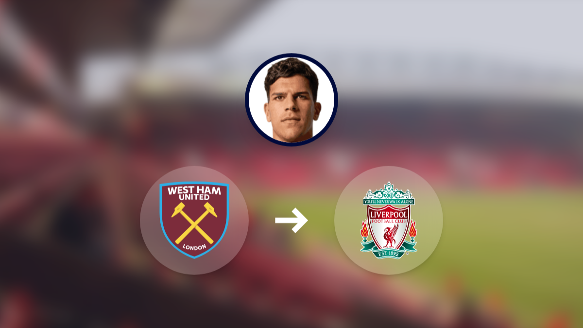 El Liverpool sigue de cerca a Mateus Fernandes del West Ham United hero image
