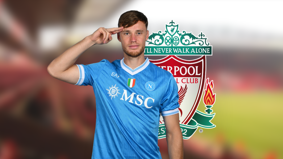 El Liverpool sigue de cerca al defensa del Nápoles Sam Beukema hero image