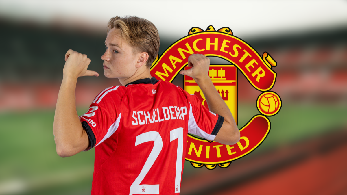 El Manchester United prepara una oferta de 60 millones de euros por Andreas Schjelderup hero image