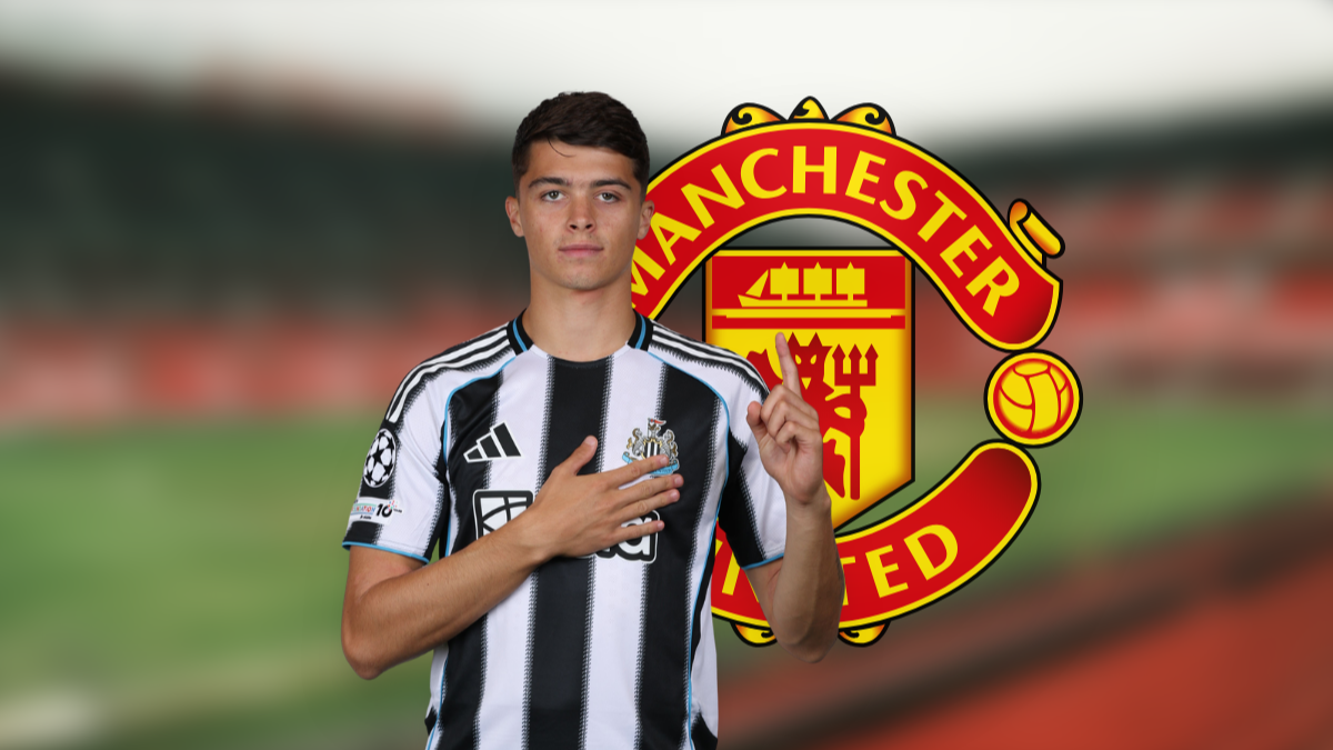 El Manchester United se interesa por la estrella del Newcastle, Lewis Miley hero image