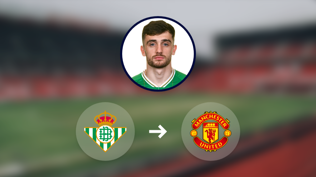 El Manchester United sigue a Troy Parrott del Real Betis hero image