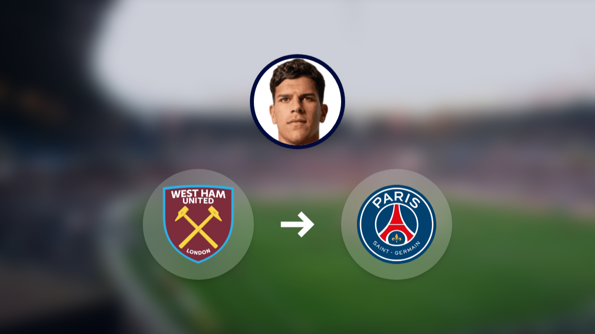 El PSG contacta a Mateus Fernandes del West Ham hero image