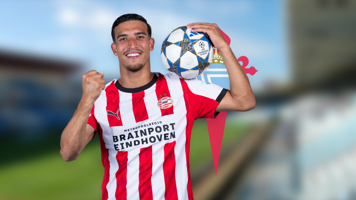 El PSV fija el precio de Couhaib Driouech en medio del interés del Celta de Vigo hero image