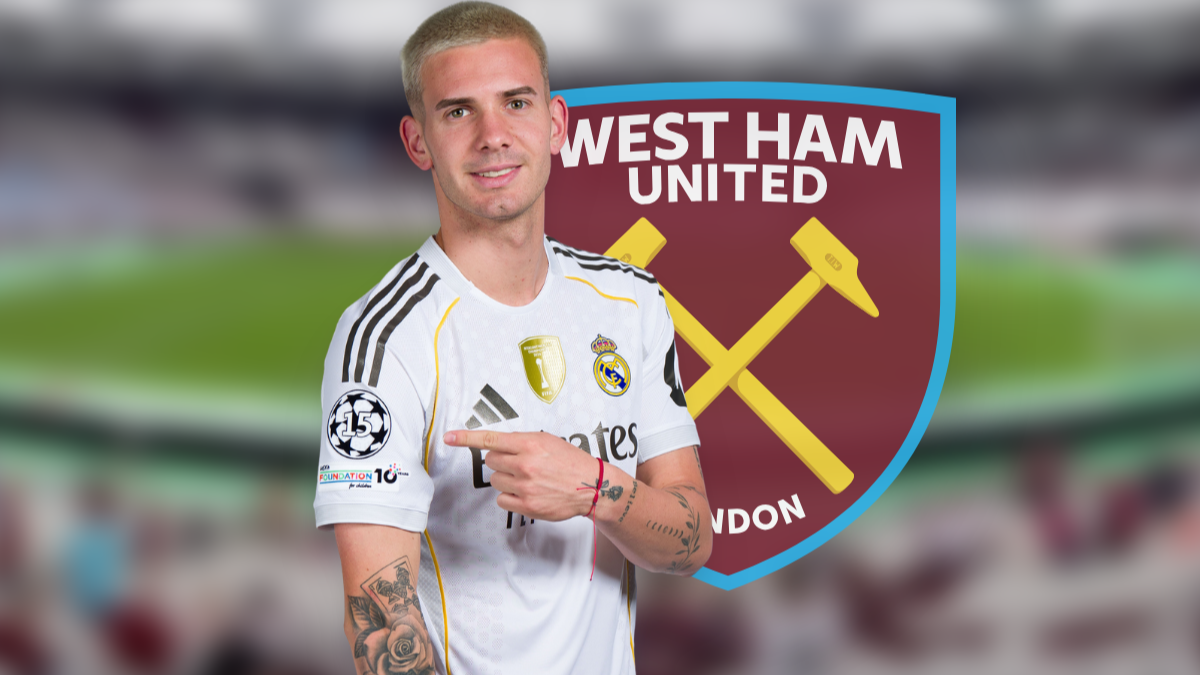 El Real Madrid planea ceder a Franco Mastantuono y el West Ham emerge como destino hero image