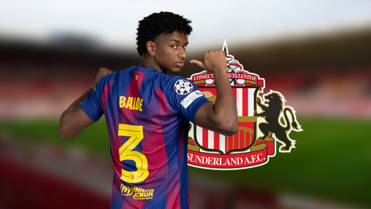 El Sunderland, contactado por el lateral del Barcelona Alejandro Balde hero image