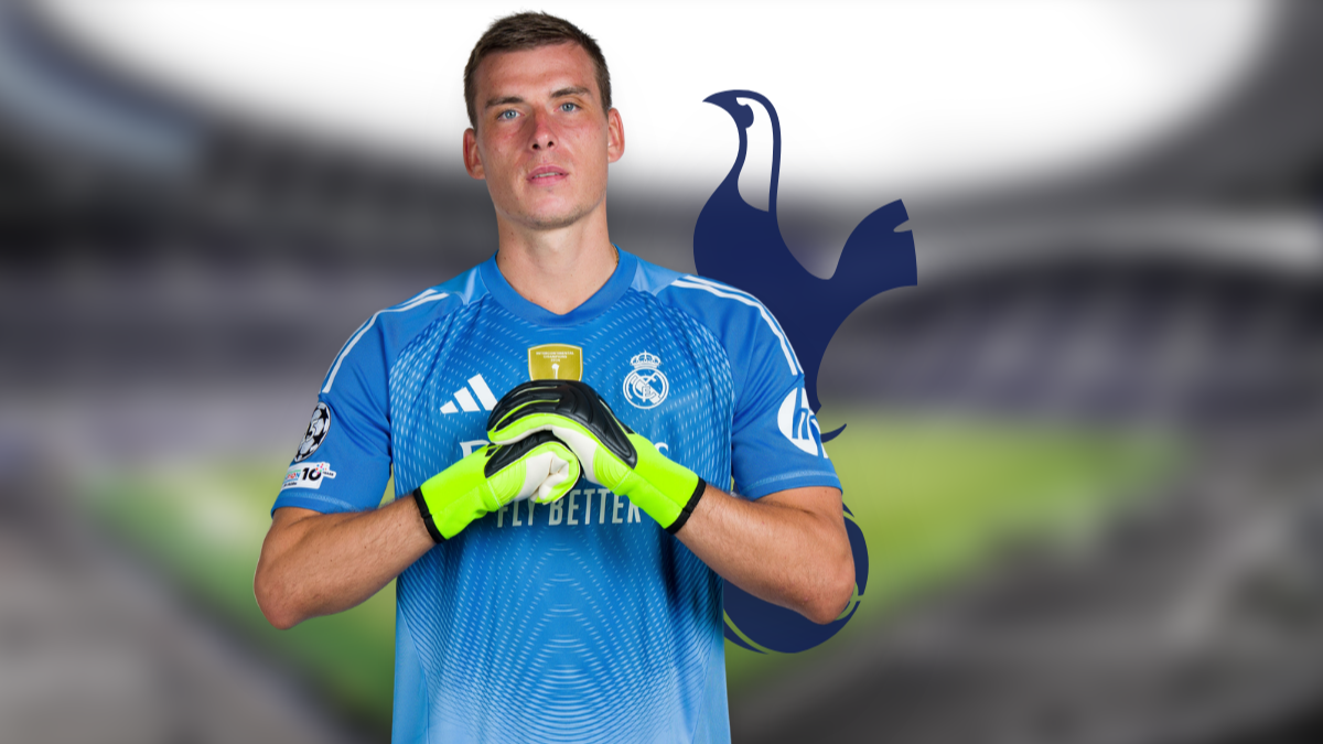 El Tottenham Hotspur muestra interés en Andriy Lunin del Real Madrid