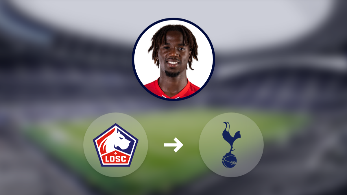 El Tottenham Hotspur muestra interés en Ngal'ayel Mukau del Lille hero image