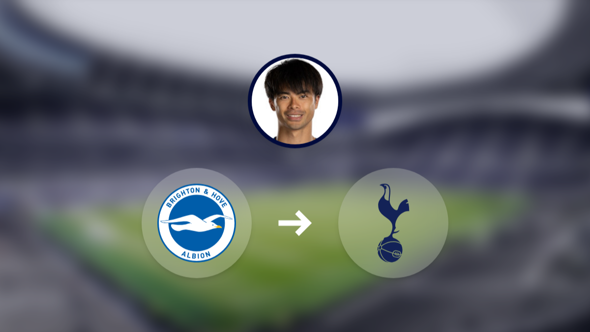El Tottenham, informado sobre la posible disponibilidad de Kaoru Mitoma hero image