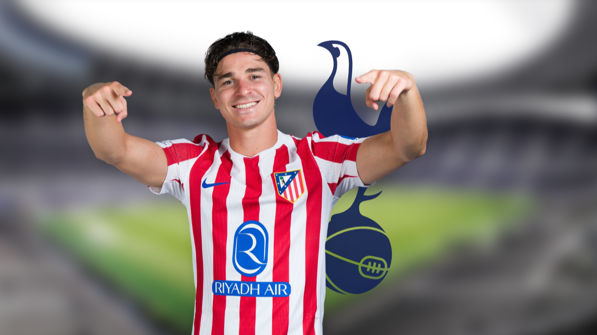 El Tottenham prepara una oferta de 130 millones de euros por Julián Álvarez hero image