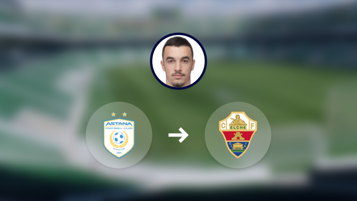 Elche se interesa por el centrocampista del Astana Ivan Bašić hero image