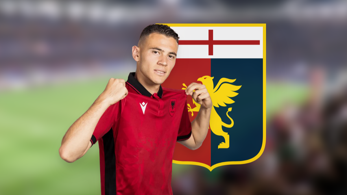 Genoa interested in Inter midfielder Kristjan Asllani hero image
