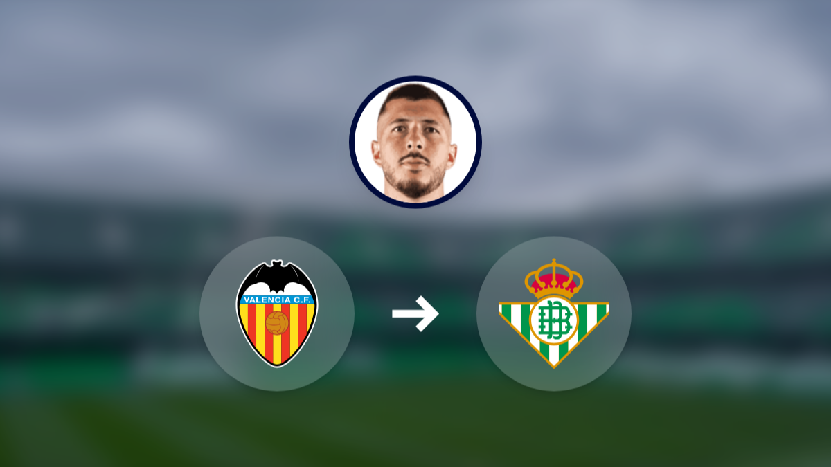 Guido Rodríguez se aleja del Real Betis hero image