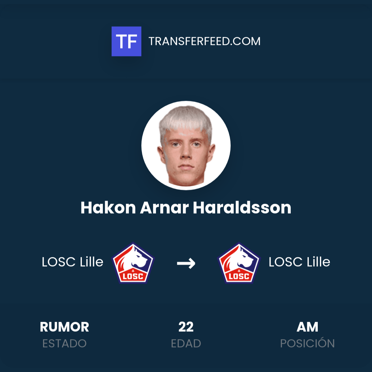 Hakon Arnar Haraldsson: Renovación de contrato con LOSC Lille ...