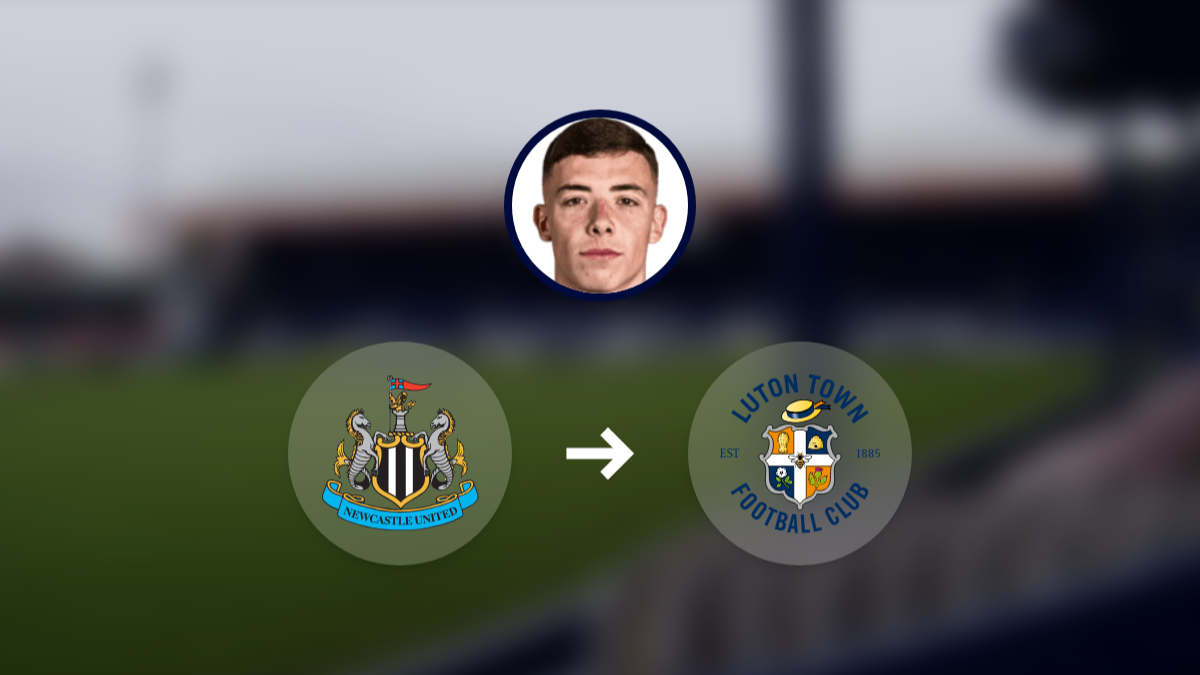 Harrison Ashby joins Luton Town on loan from Newcastle United hero image