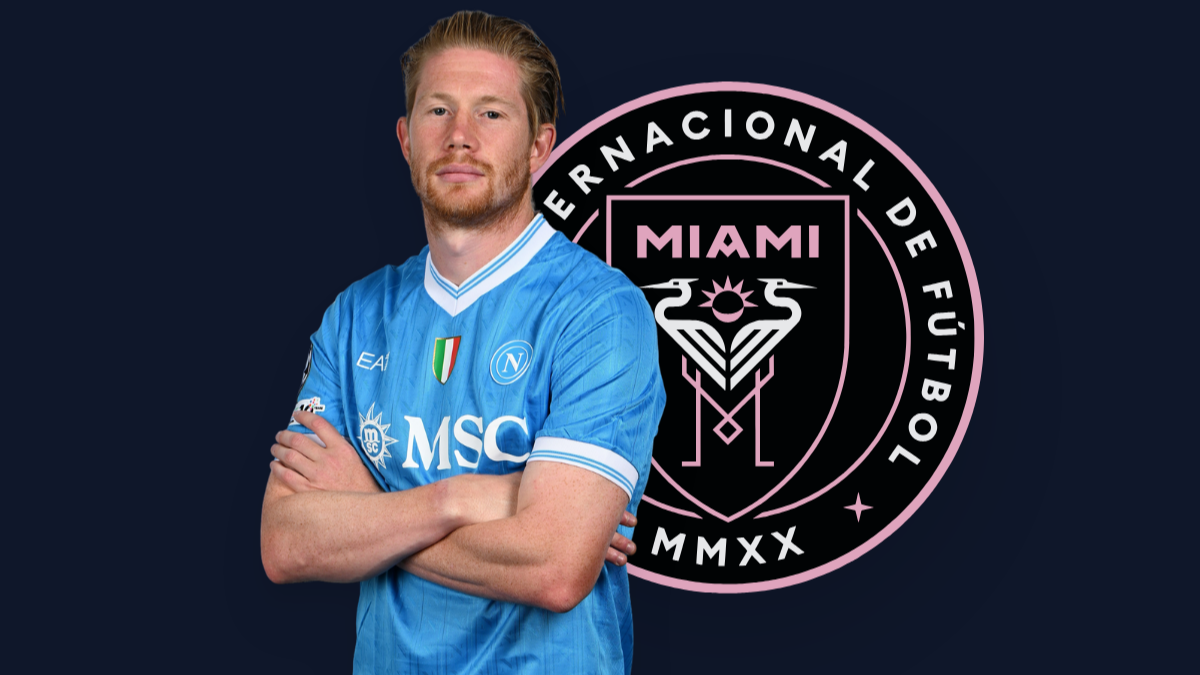 Inter Miami linked with Napoli midfielder Kevin De Bruyne hero image