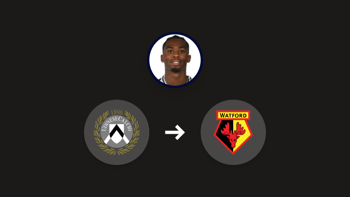 Kingsley Ehizibue set for Watford move from Udinese hero image