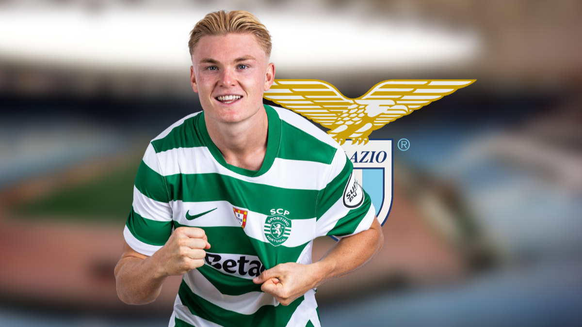 La Lazio lidera la carrera por el delantero del RB Leipzig, Conrad Harder hero image