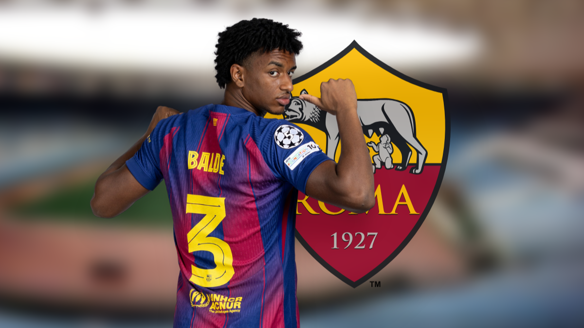 La Roma sigue de cerca a Alejandro Balde, del Barcelona hero image
