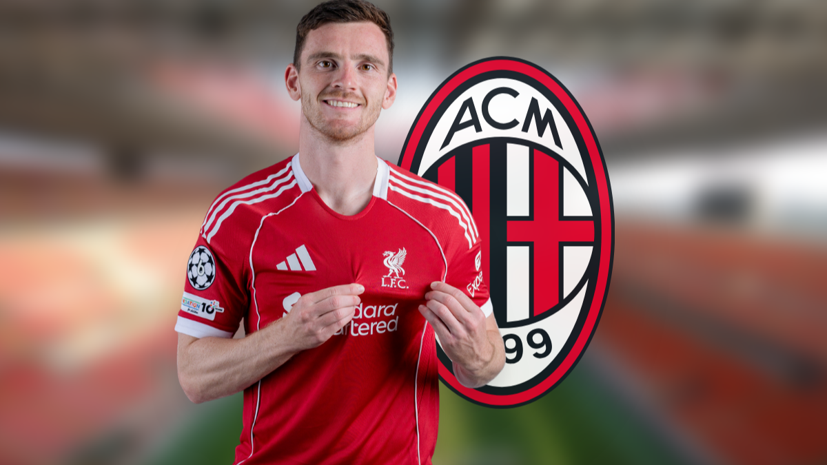 Milan linked with Liverpool defender Andrew Robertson hero image