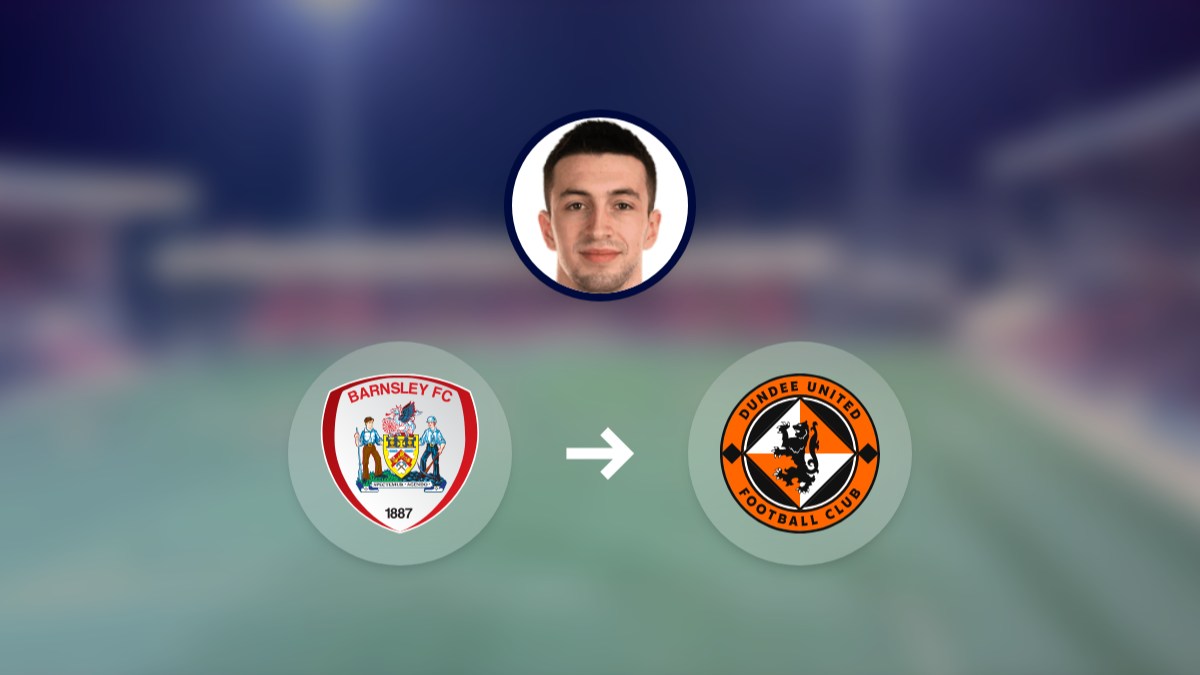 Neil Farrugia joins Dundee United from Barnsley hero image