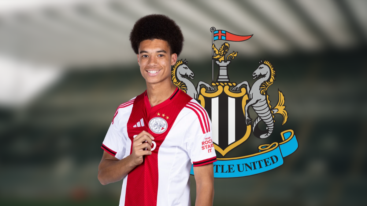Newcastle United monitors Ajax defender Aaron Bouwman hero image