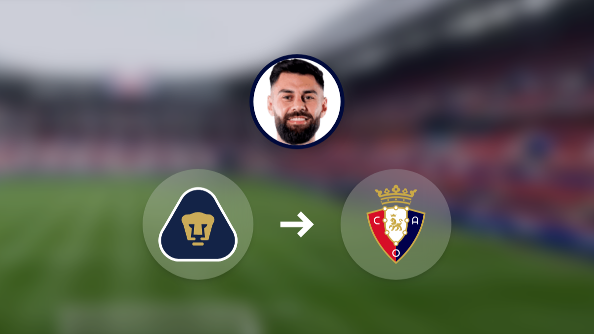 Osasuna se interesa por el defensa de Pumas, Rubén Duarte hero image