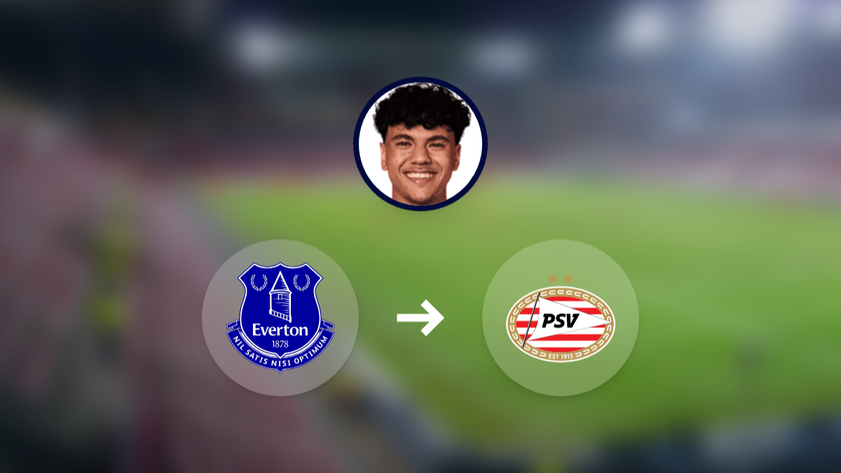 PSV targets Everton defender Adam Aznou hero image