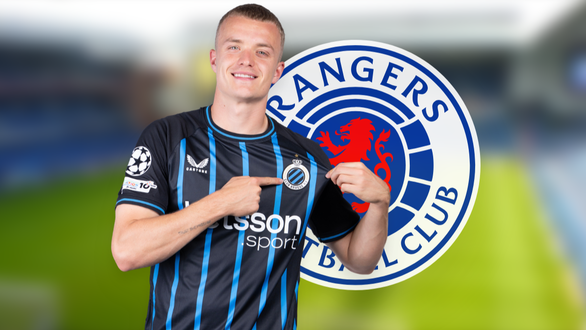 Rangers monitoring Club Brugge right-back Hugo Siquet hero image